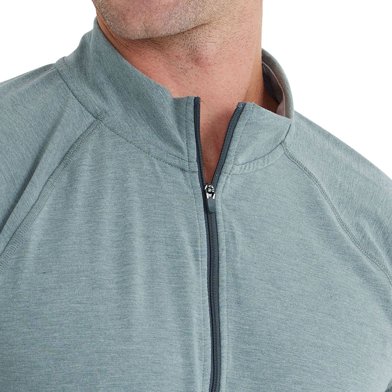 Free Fly Bamboo Flex Quarter Zip Heather Juniper Image 3