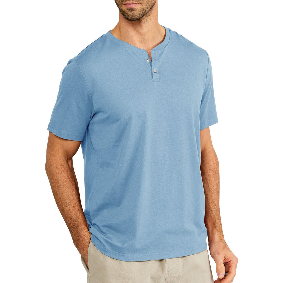 Free Fly Bamboo Heritage Short Sleeve Henley | Tailwaters Fly Fishing