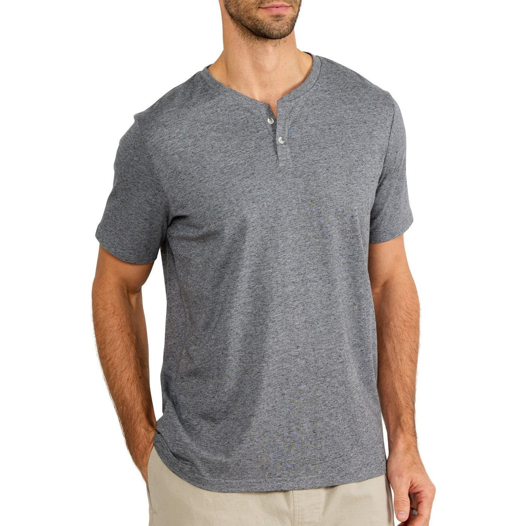 Free Fly Bamboo Heritage Short Sleeve Henley | Tailwaters Fly Fishing