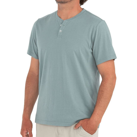 Free Fly Bamboo Heritage Short Sleeve Henley | Tailwaters Fly Fishing