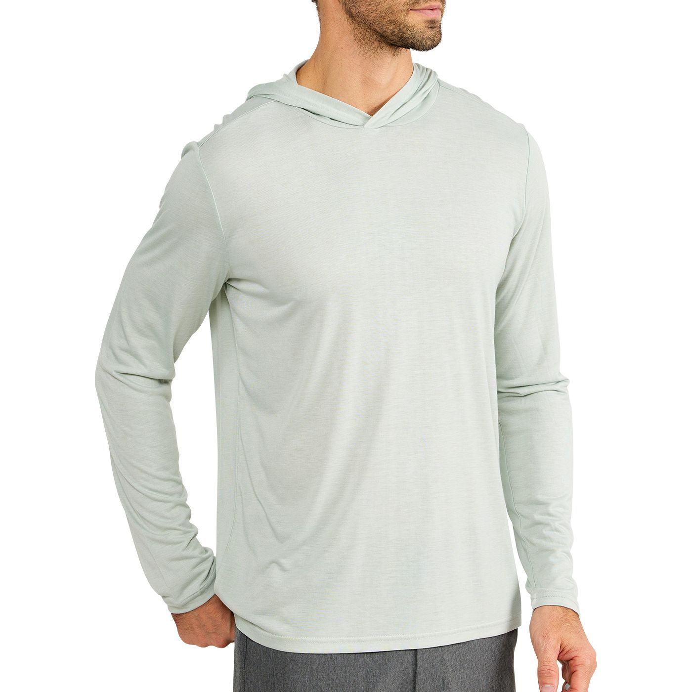 Free Fly Bamboo Lightweight Shore Hoody Sage Image 1