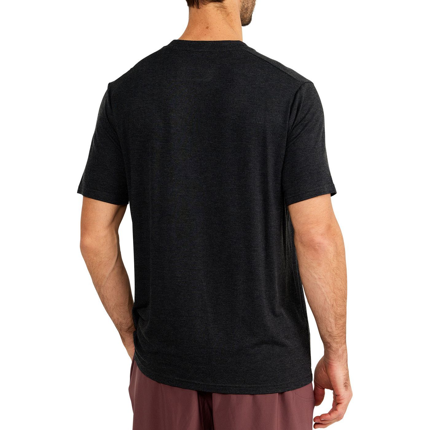 Free Fly Bamboo Motion Tee Heather Black Image 2