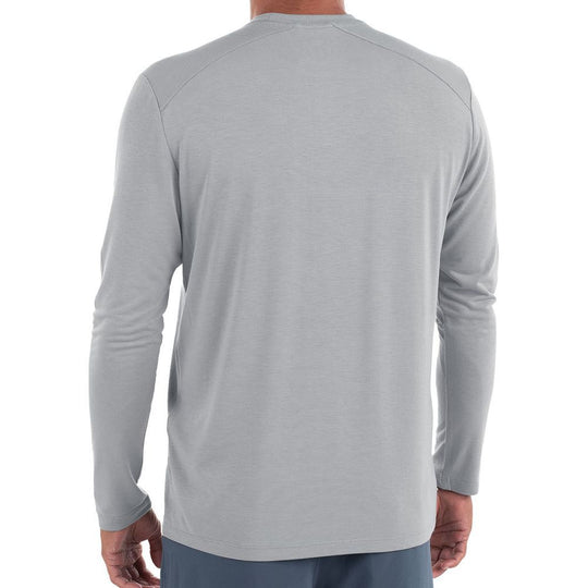 Free Fly Bamboo Shade Long Sleeve Aspen Grey Image 2