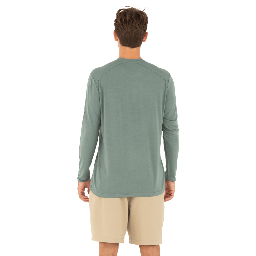 Free Fly Bamboo Shade Long Sleeve Juniper Image 2