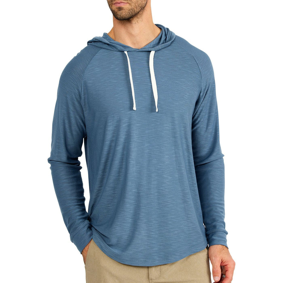 Free Fly Bamboo Slub Hoody Pacific Blue Image 1