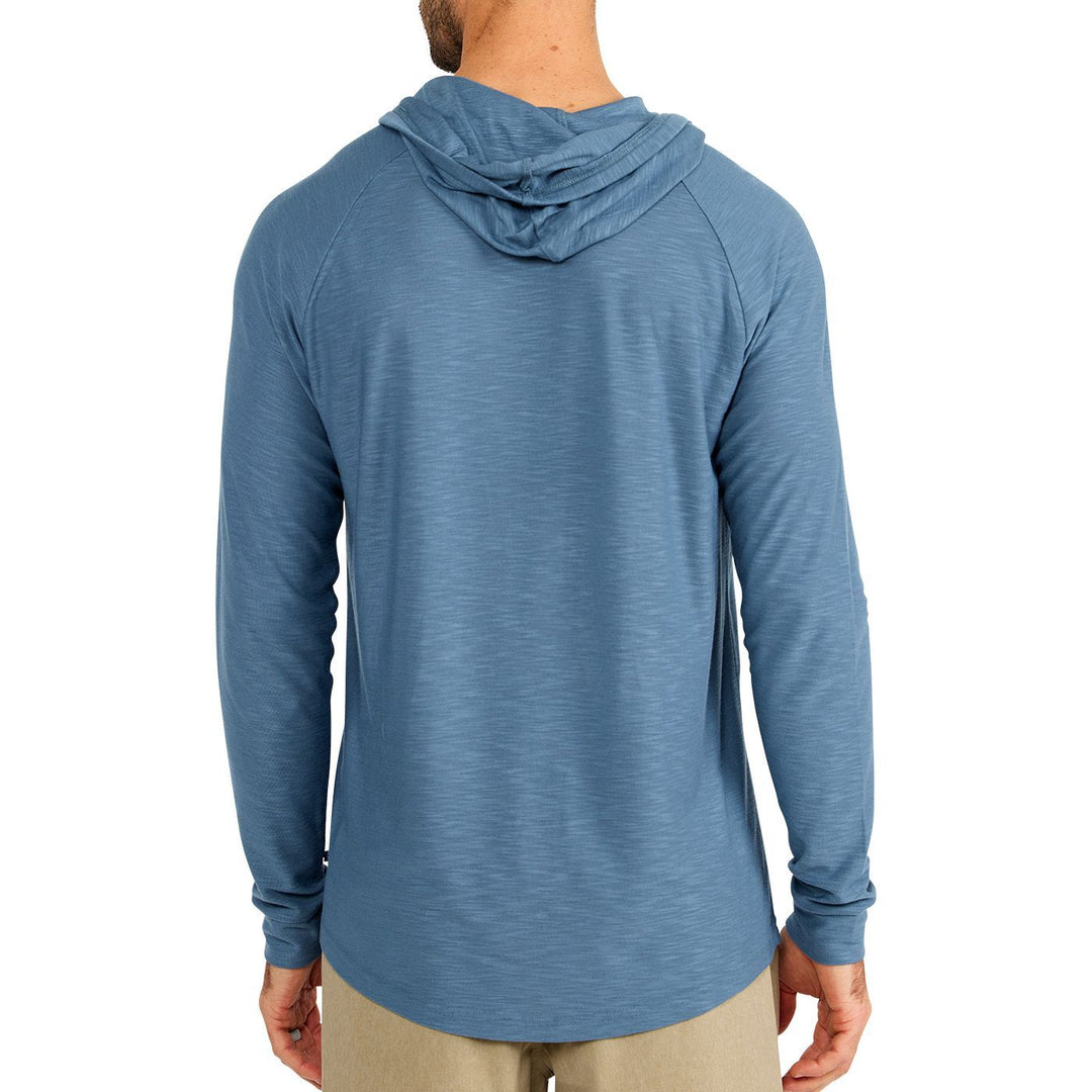 Free Fly Bamboo Slub Hoody Pacific Blue Image 2