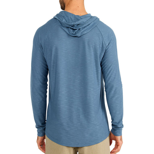 Free Fly Bamboo Slub Hoody Pacific Blue Image 2