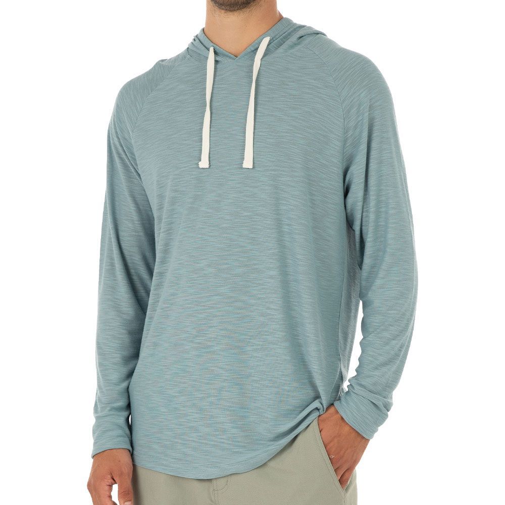 Free Fly Bamboo Slub Hoody Stone Blue Image 1