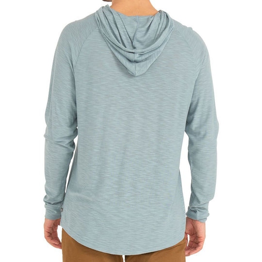 Free Fly Bamboo Slub Hoody Stone Blue Image 2
