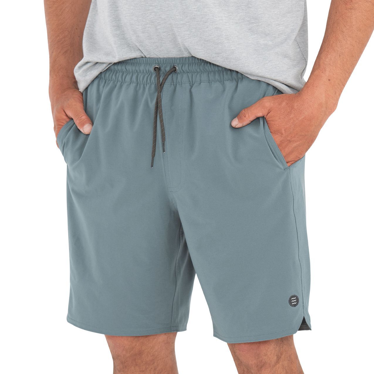 Free Fly Lined Swell Short Blue Current Image 1