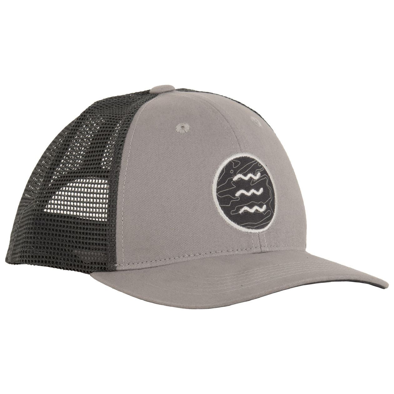 Free Fly Topo Icon Snapback Cement Image 1