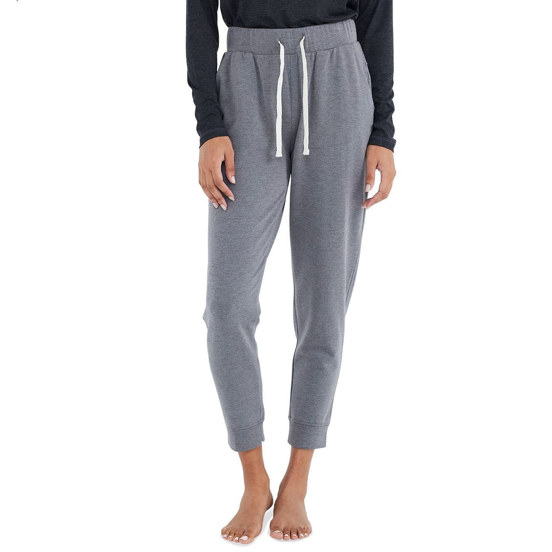 Free Fly Women's Bamboo Fleece Jogger Heather Dark Navy Image 1