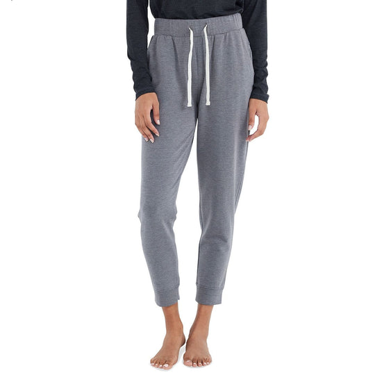 Free Fly Women's Bamboo Fleece Jogger Heather Dark Navy Image 1