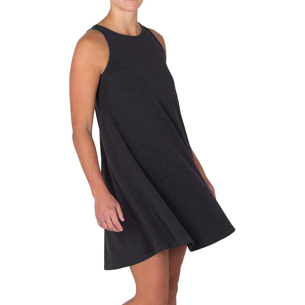 Free Fly Women's Bamboo Flex Dress Heather Black Image 2