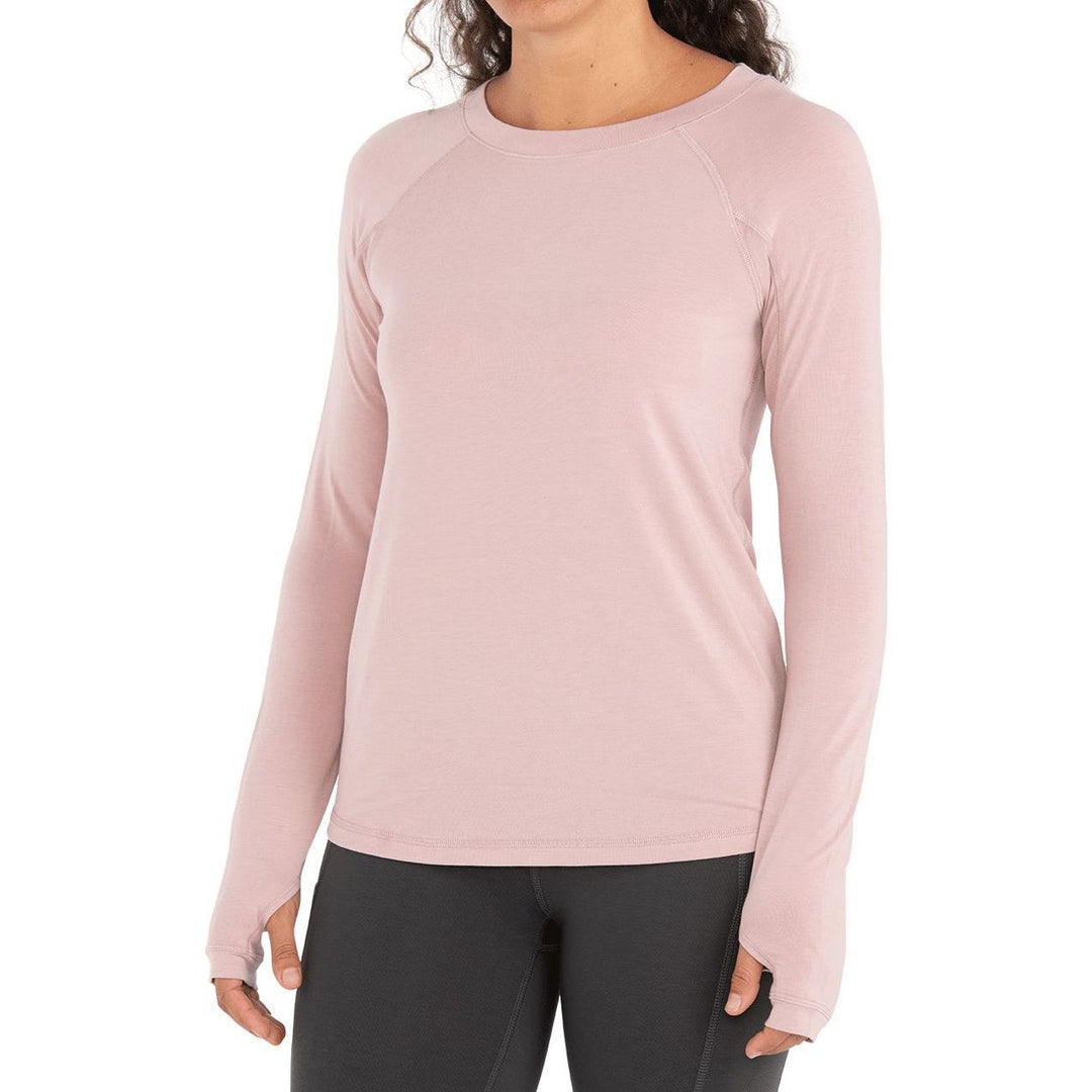 Free Fly Women's Bamboo Shade Long Sleeve Harbor Pink Image 1
