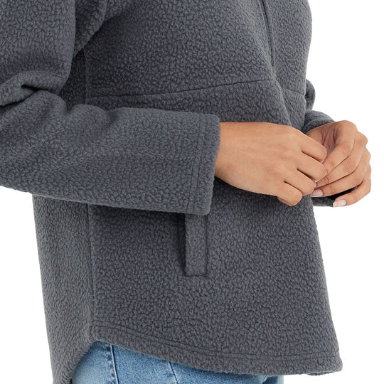 Free Fly Women's Bamboo Sherpa Fleece Half Zip | Tailwaters Fly Fishing