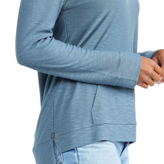 Free Fly Women's Bamboo Slub Hoody | Tailwaters Fly Fishing