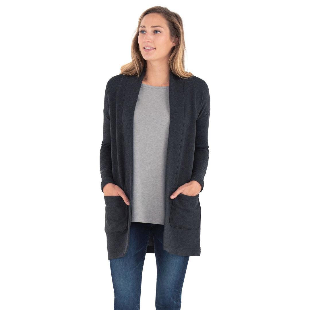 Free Fly Women's Bamboo Thermal Fleece Cardigan | Tailwaters Fly Fishing