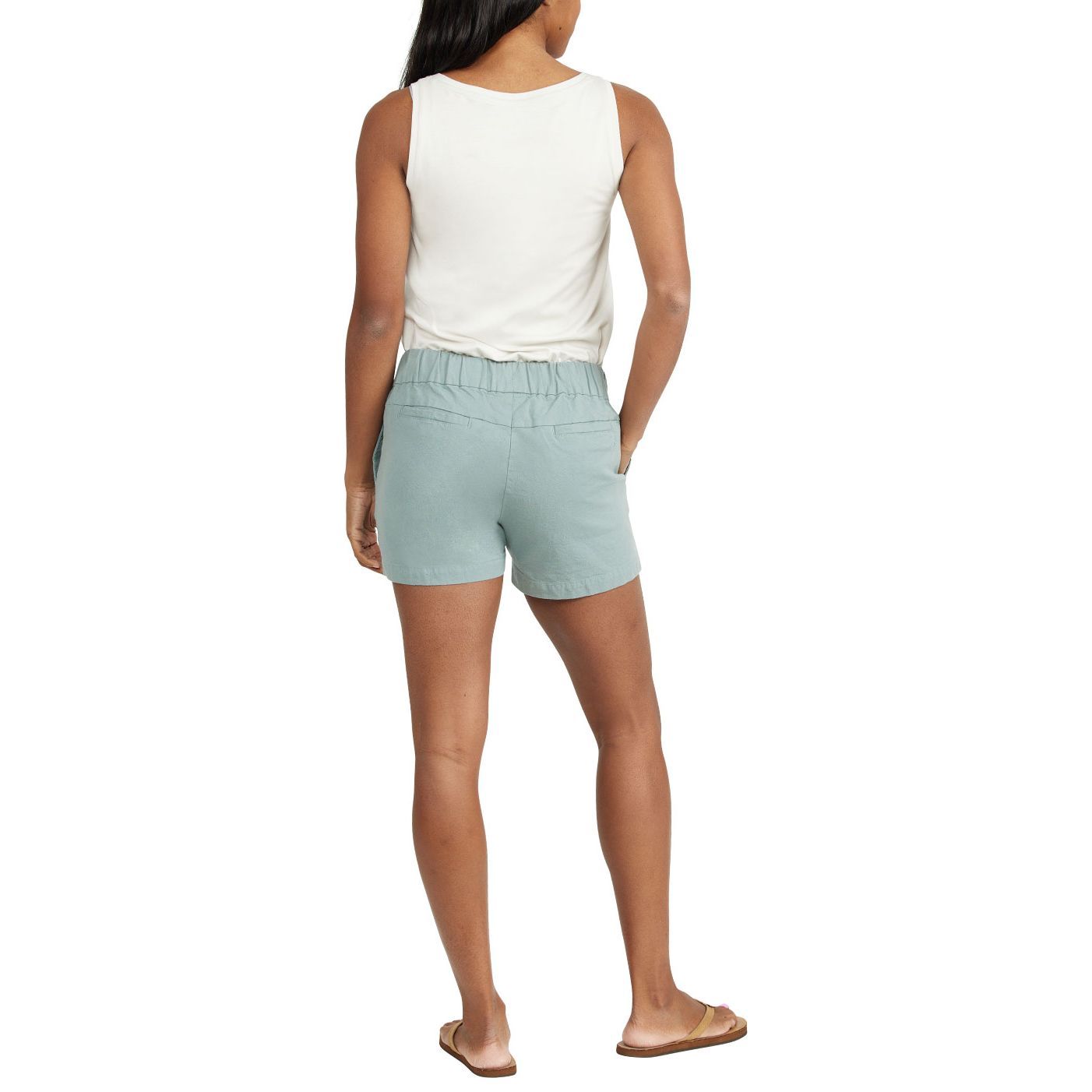 Free Fly Women's Stretch Canvas Short Shale Green Image 2