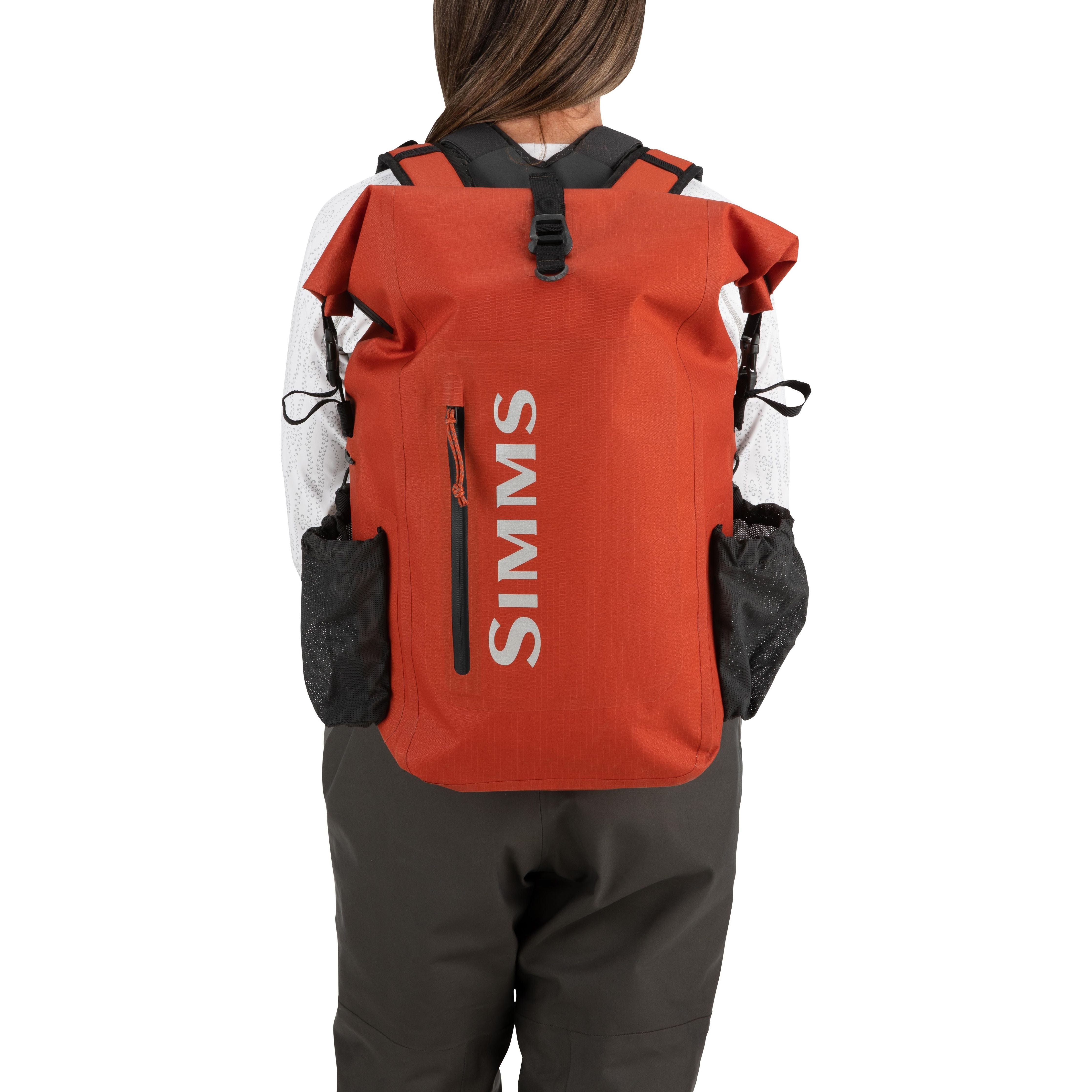 Simms Dry Creek Rolltop Backpack Simms Orange Image 08