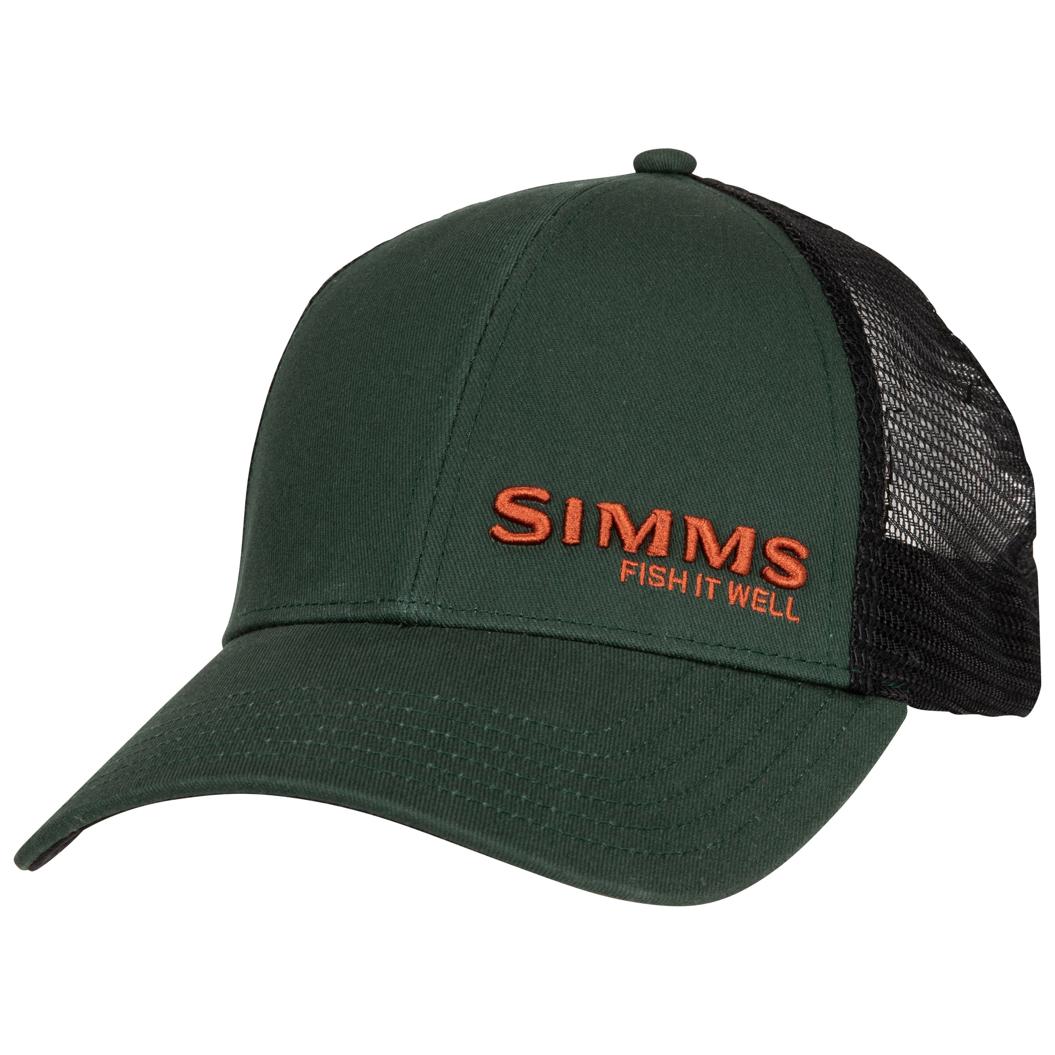 Simms Fish It Well Forever Trucker Foliage Image 01