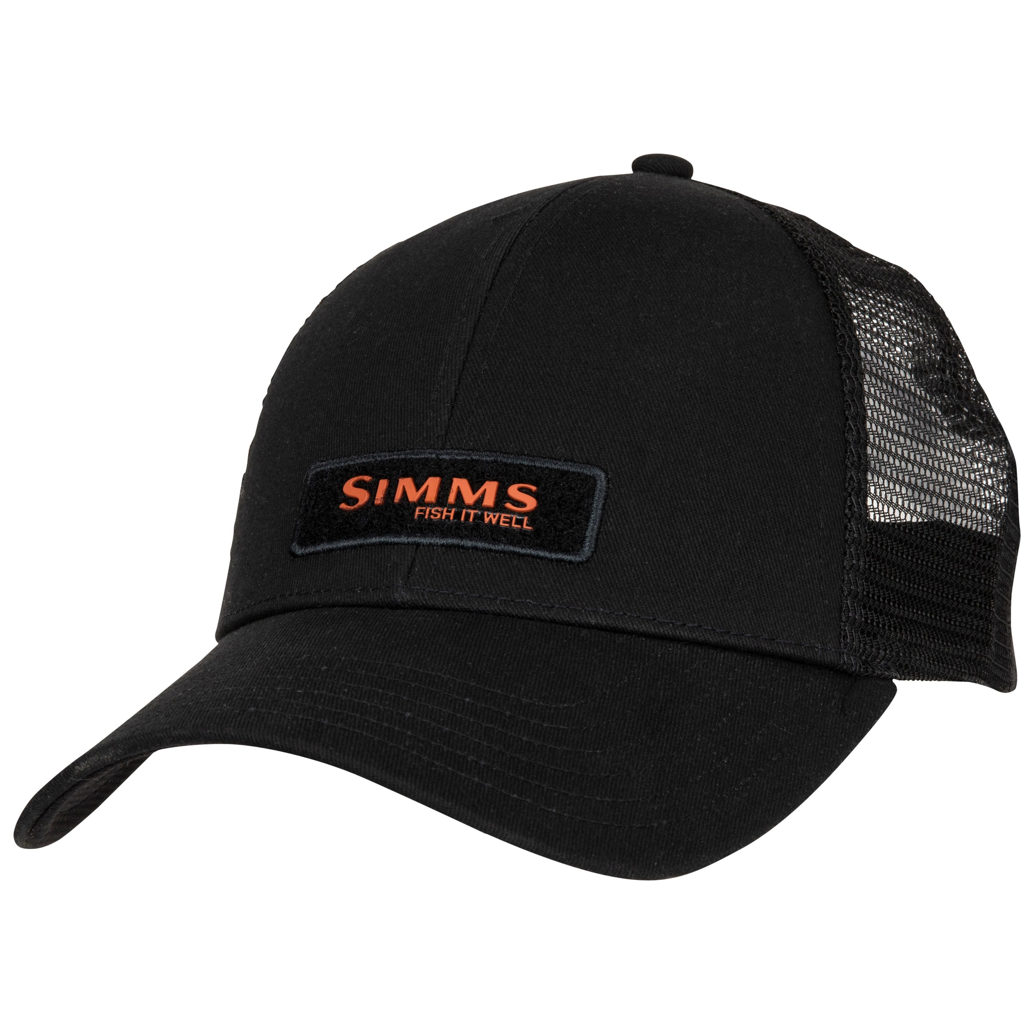 Simms Small Fit Fish It Well Forever Trucker Black Image 01