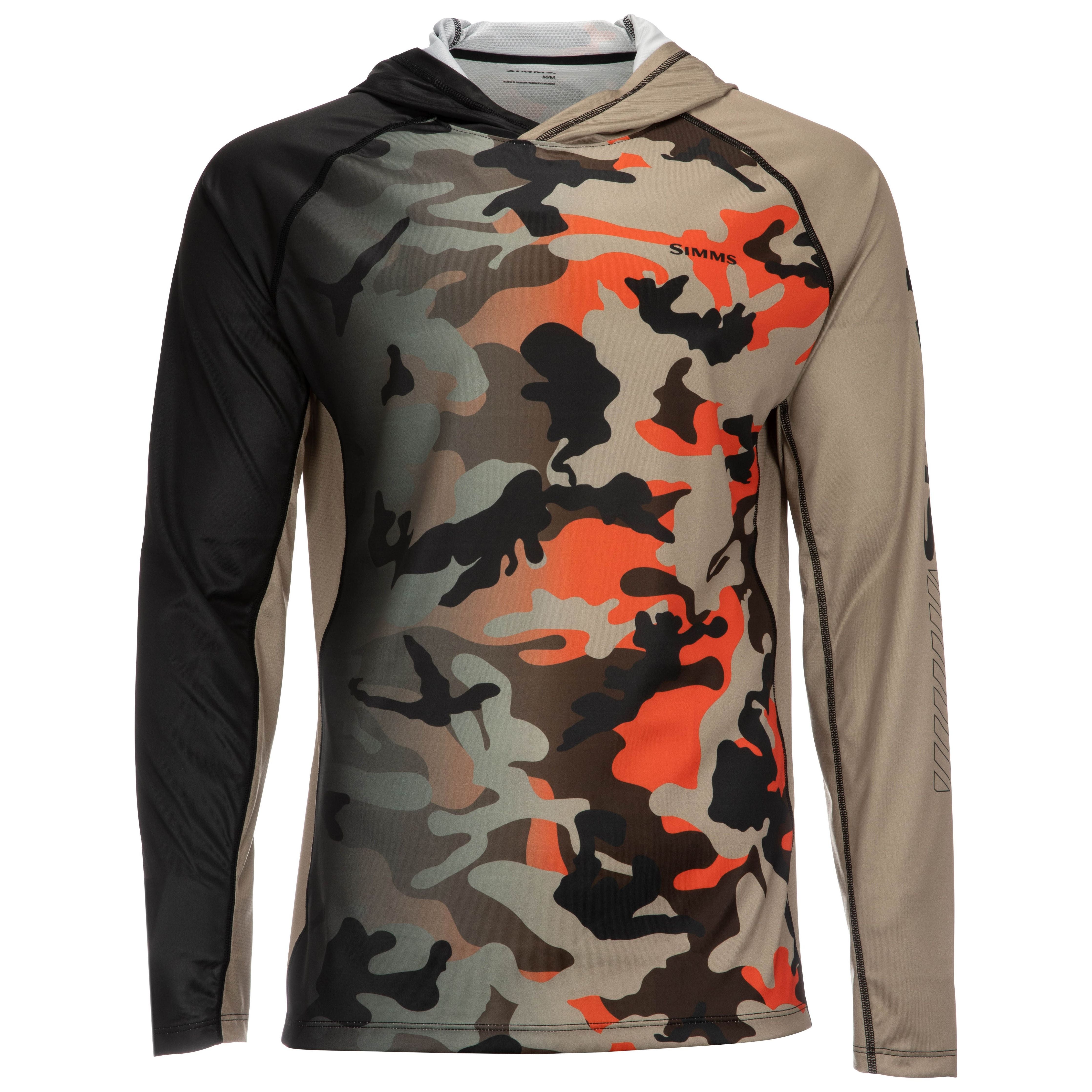 Simms SolarVent Hoody - Pro Woodland Camo Flame Image 01