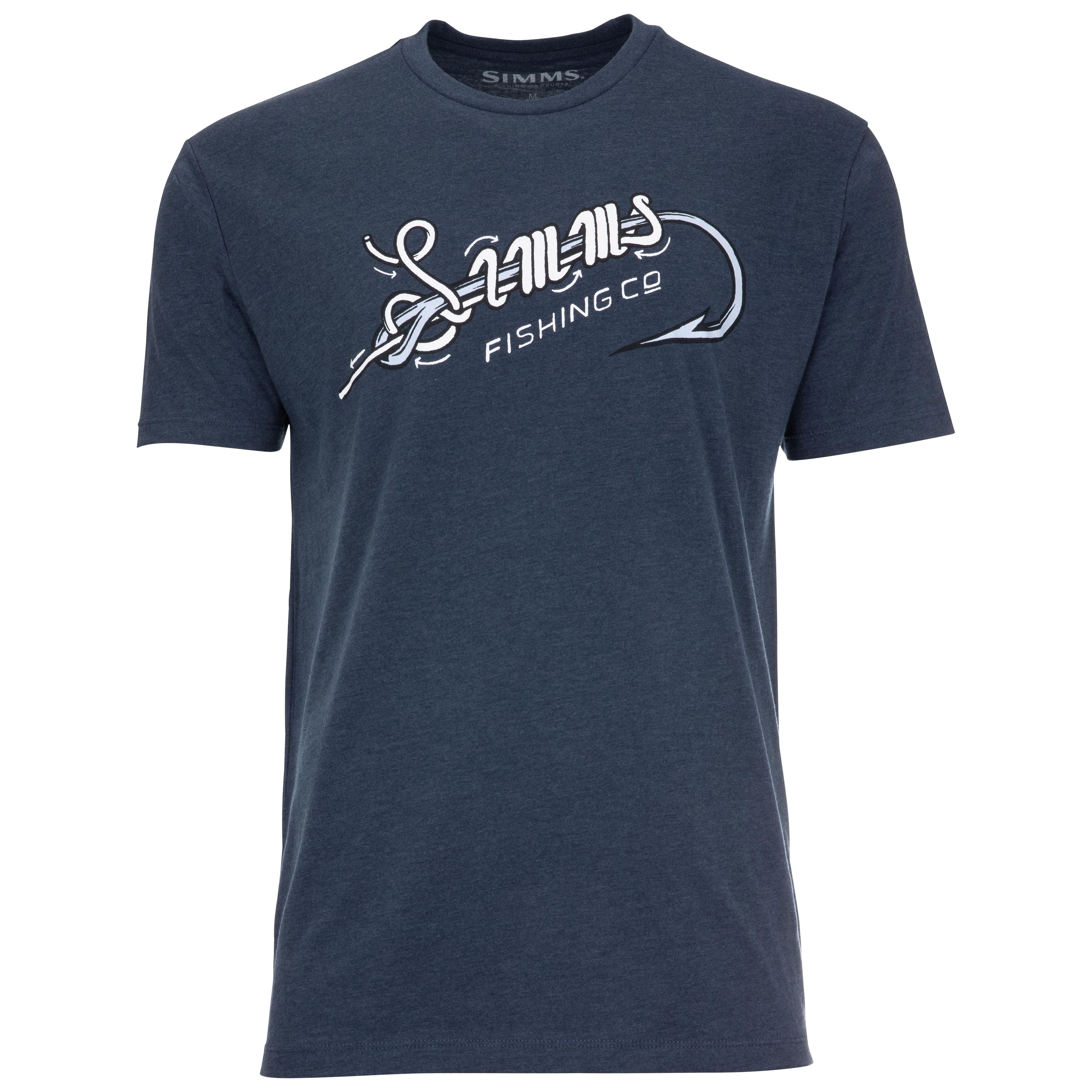 Simms Special Knot T-Shirt Navy Heather Image 01