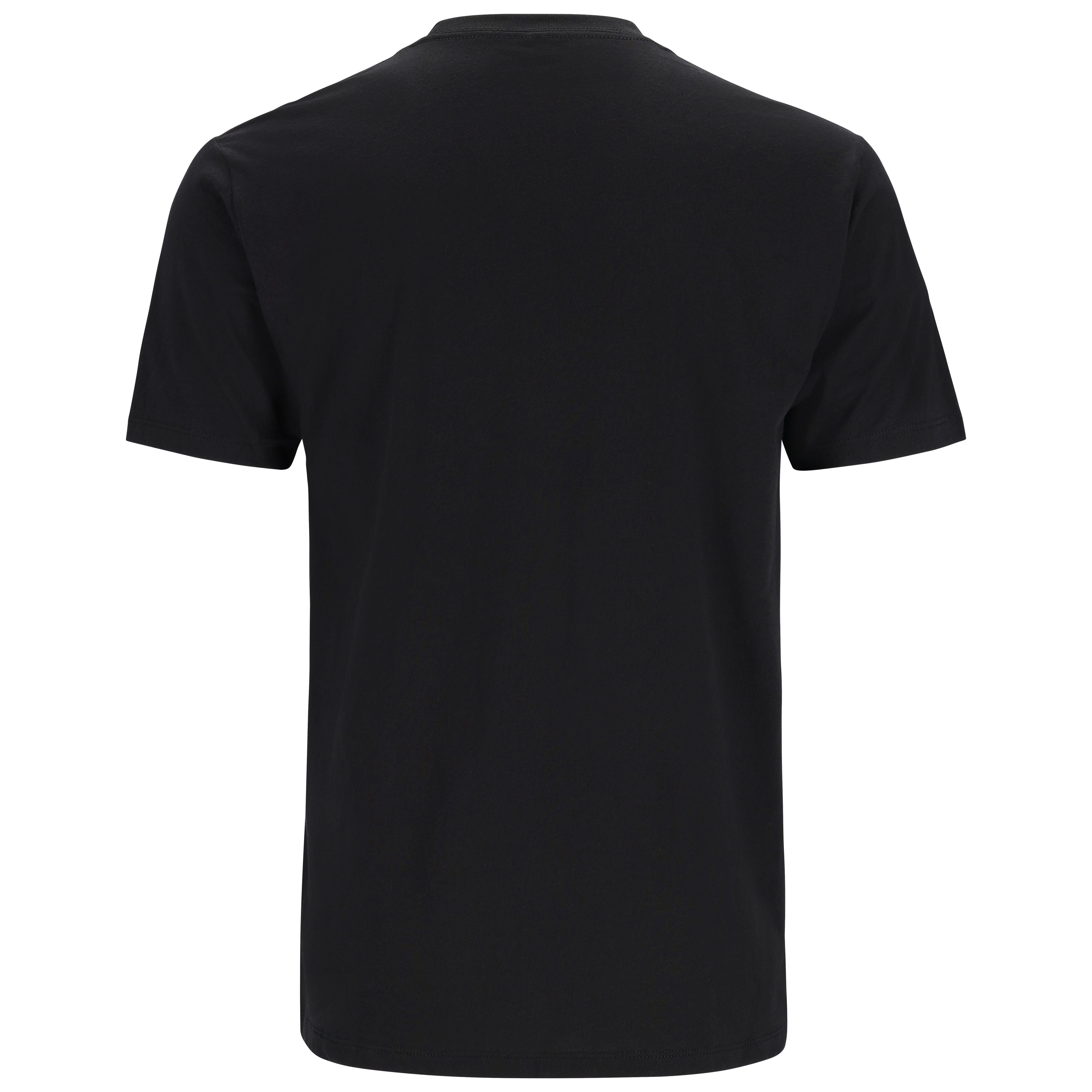 Simms Trout Outline T-Shirt Black Image 02