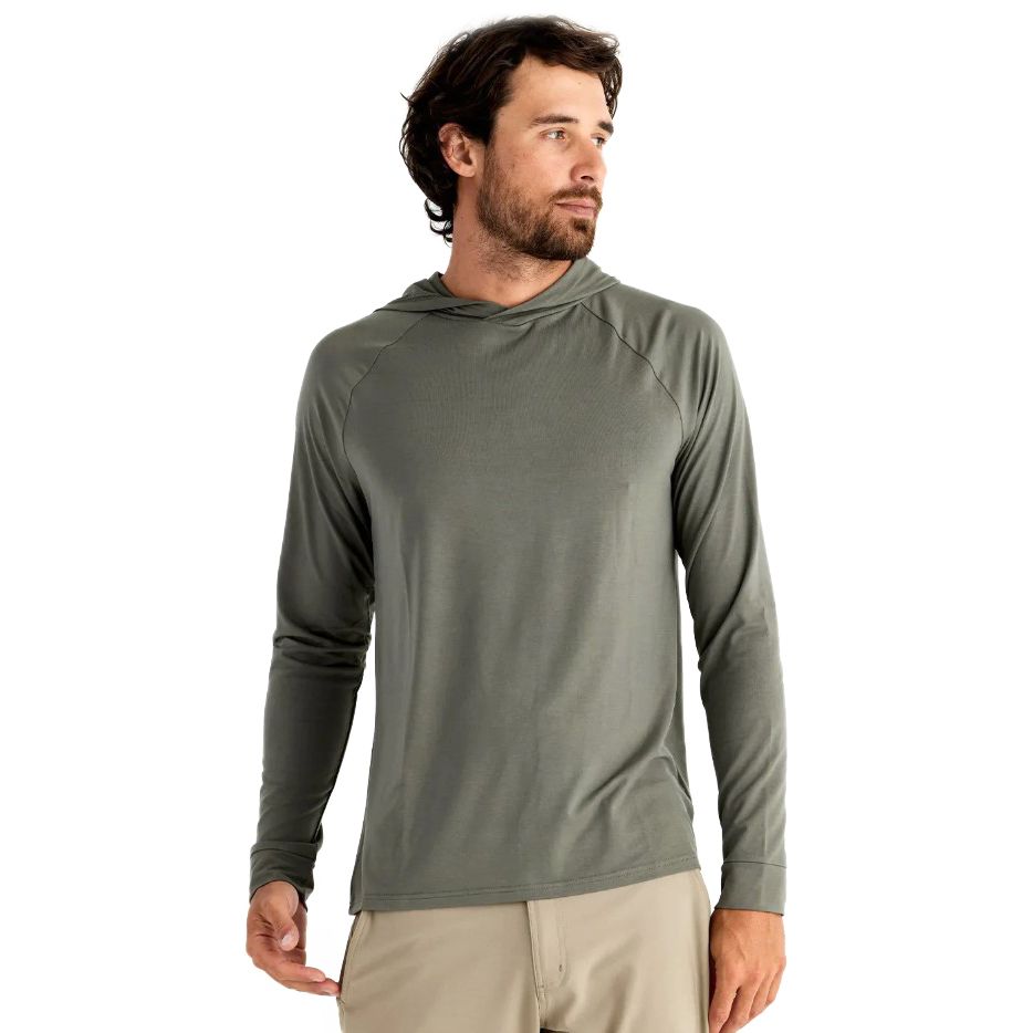Free Fly Men's Bamboo Flex Hoody Fatigue Image 01