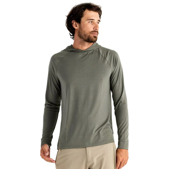 Free Fly Men's Bamboo Flex Hoody Fatigue Image 01