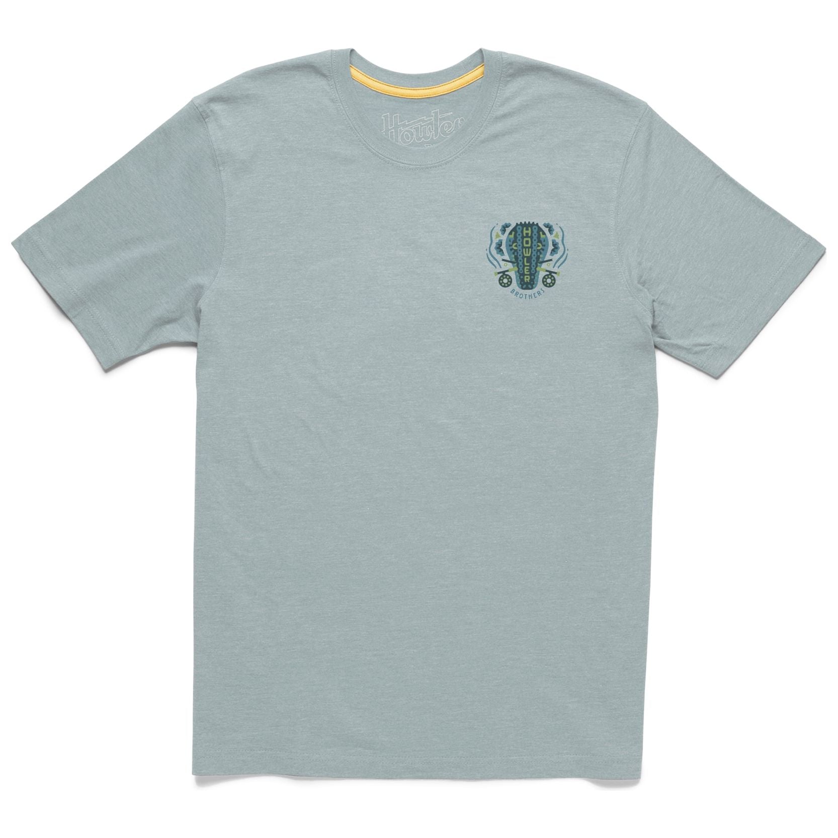 Howler Brothers Cotton T Gator Chomp: Puritan Grey Image 2