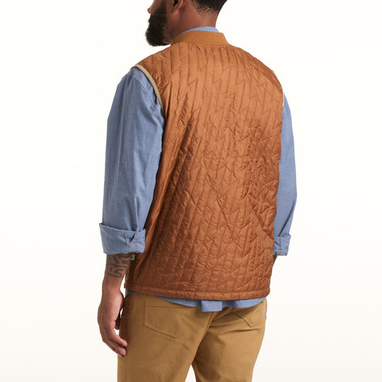 Howler Brothers Lightning Quilted Vest Coppermine Image 3