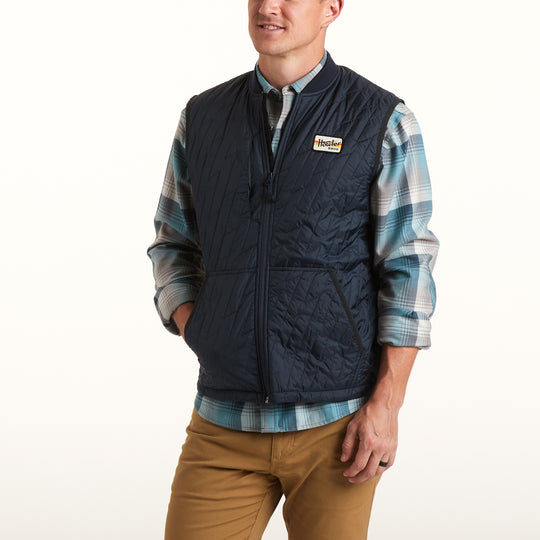 Howler Brothers Lightning Quilted Vest Nightsky Image 2