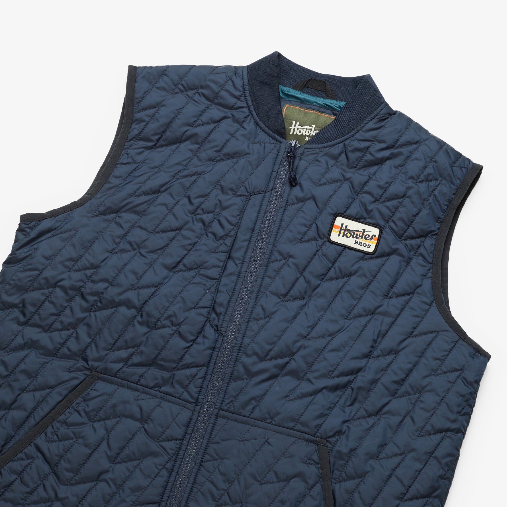 Howler Brothers Lightning Quilted Vest Nightsky Image 4