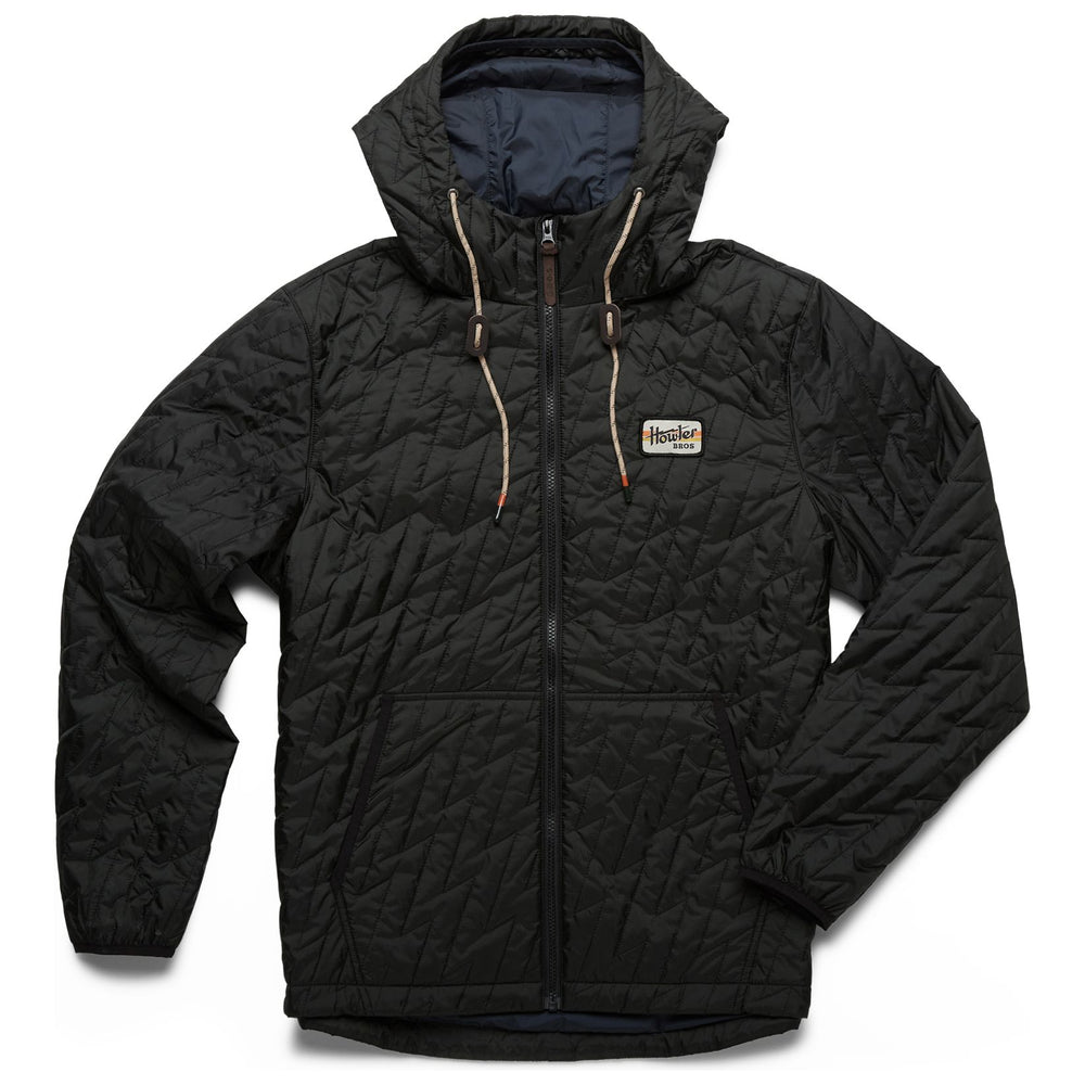 Howler Brothers Voltage Full Zip Jacket Coal Black Image 1