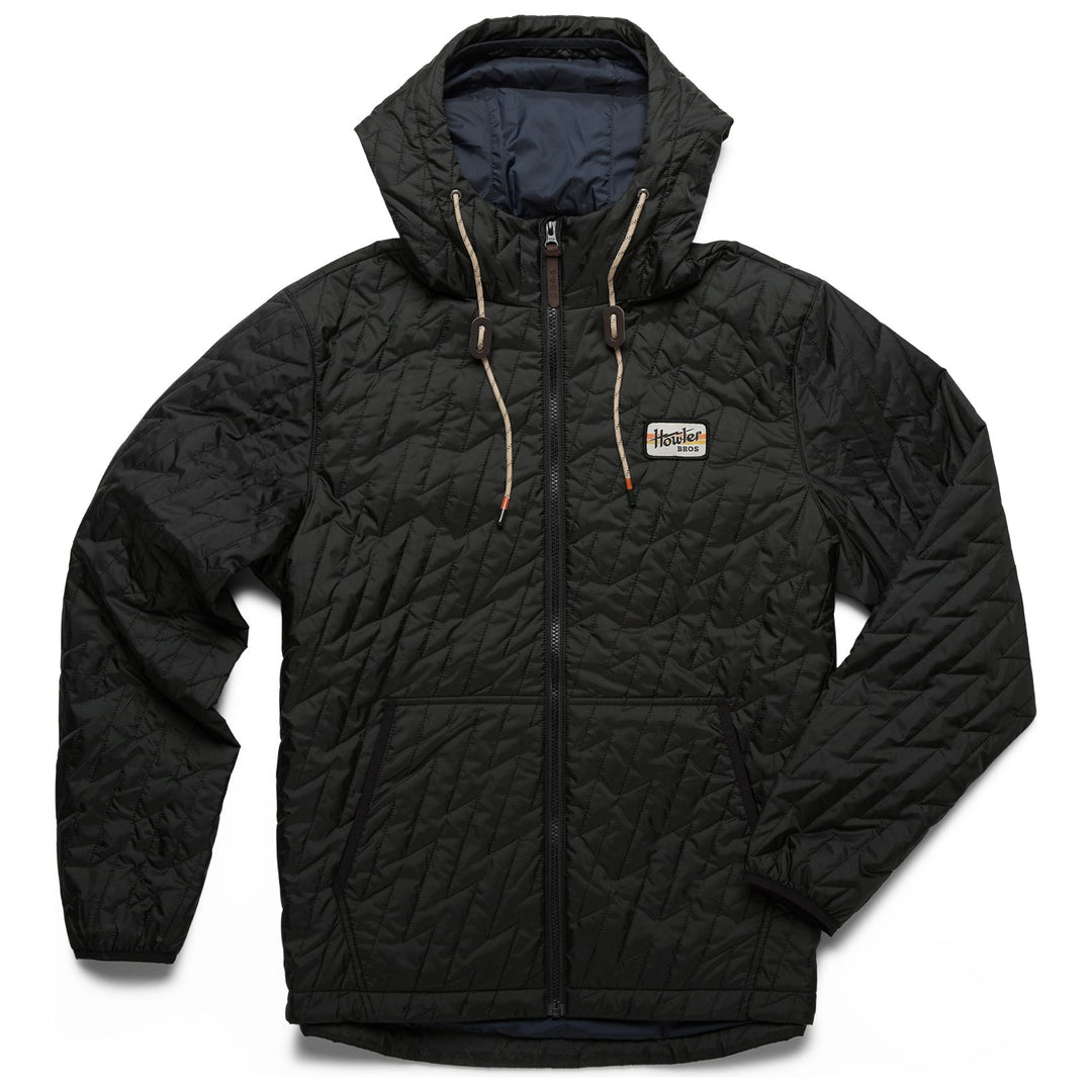 Howler Brothers Voltage Full Zip Jacket Coal Black Image 1