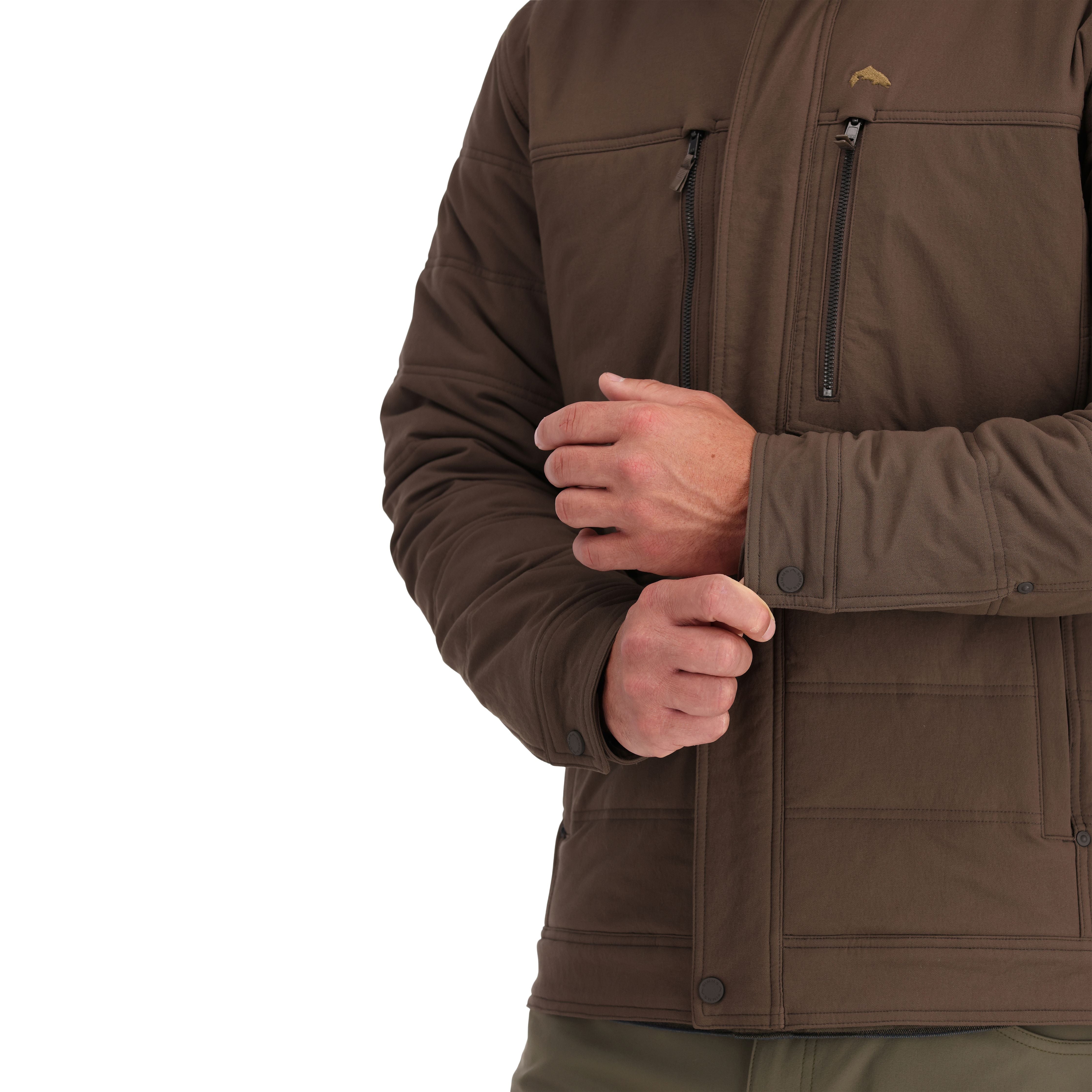 Simms Cardwell Hooded Jacket Hickory Image 09
