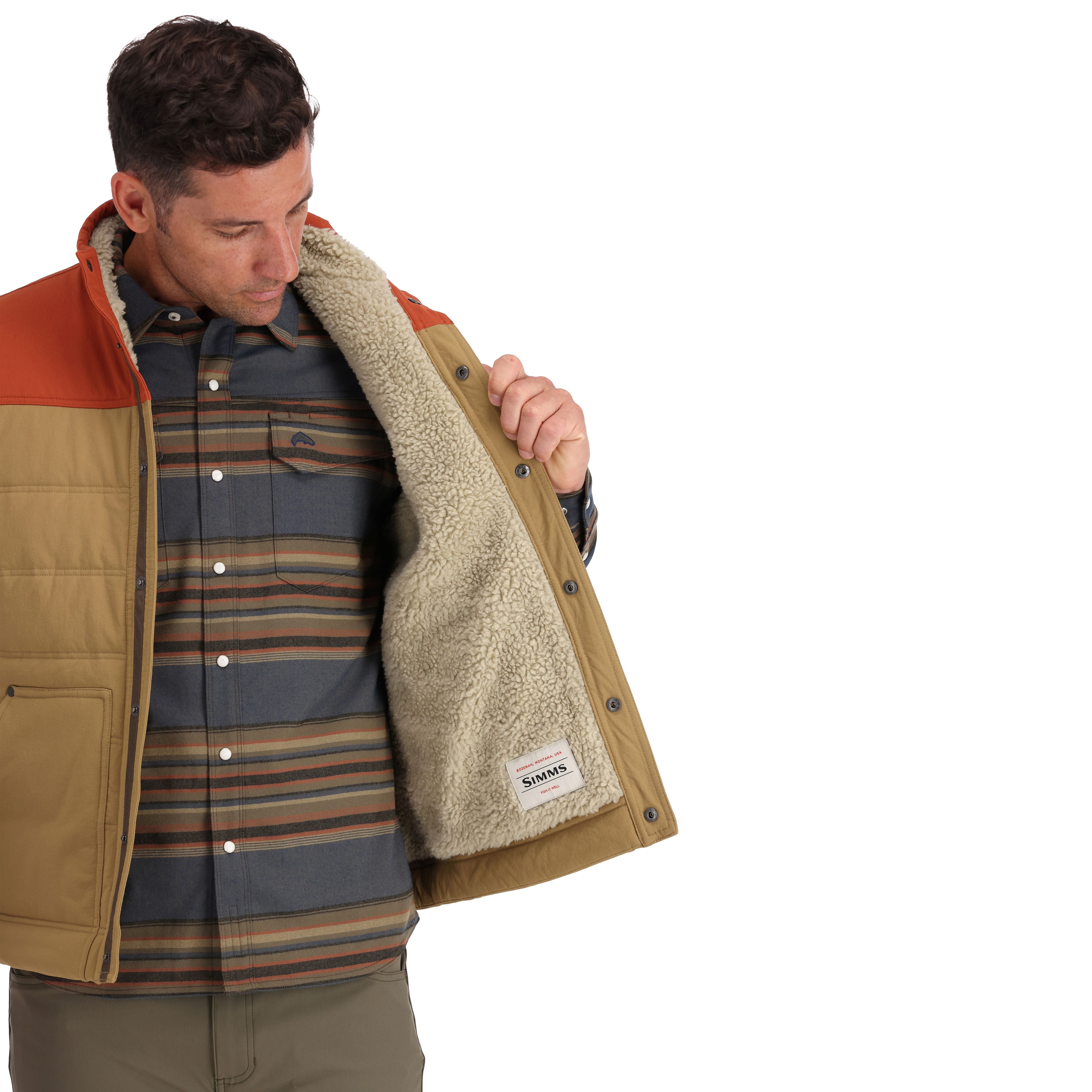 Simms Cardwell Vest Clay / Camel Image 05