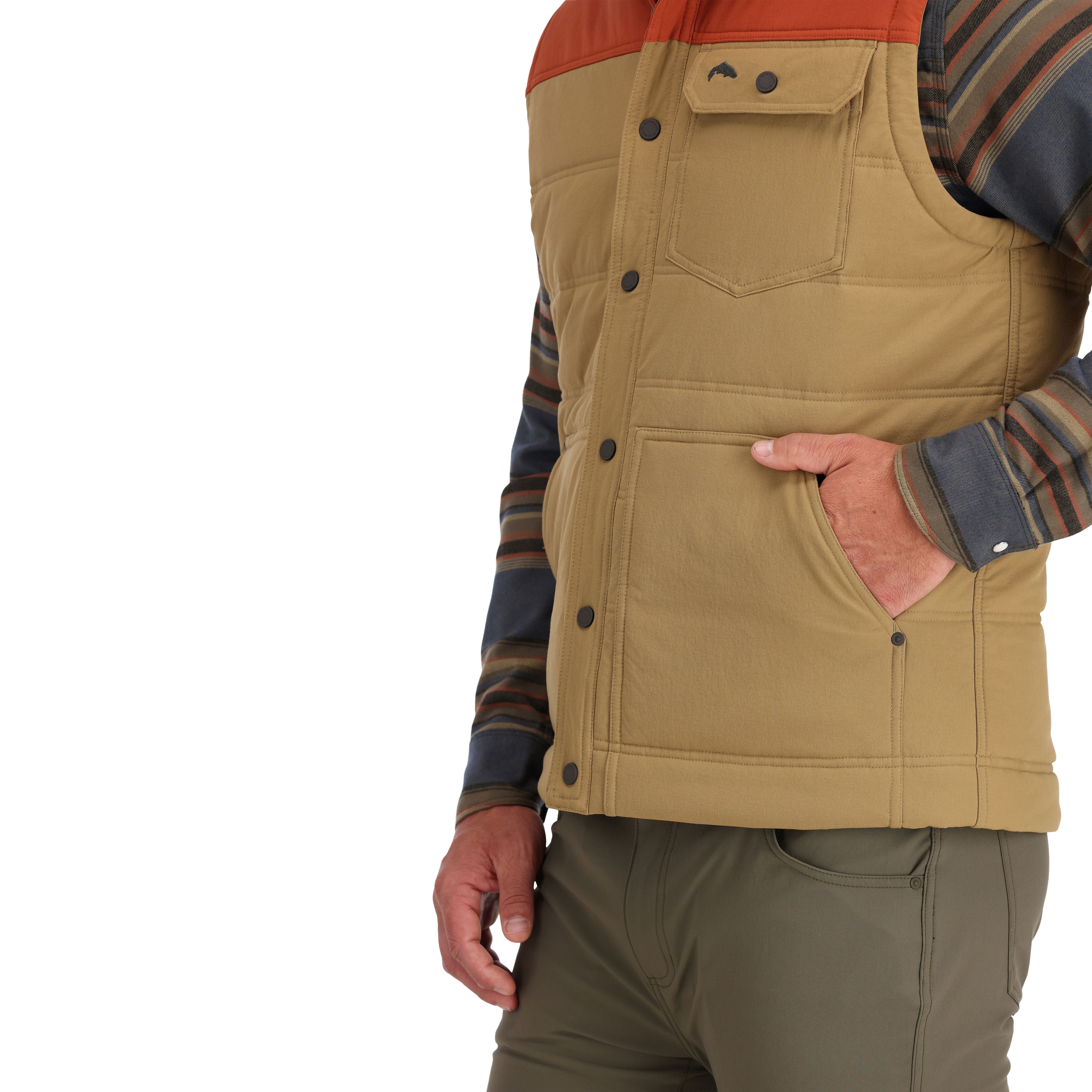 Simms Cardwell Vest Clay / Camel Image 06