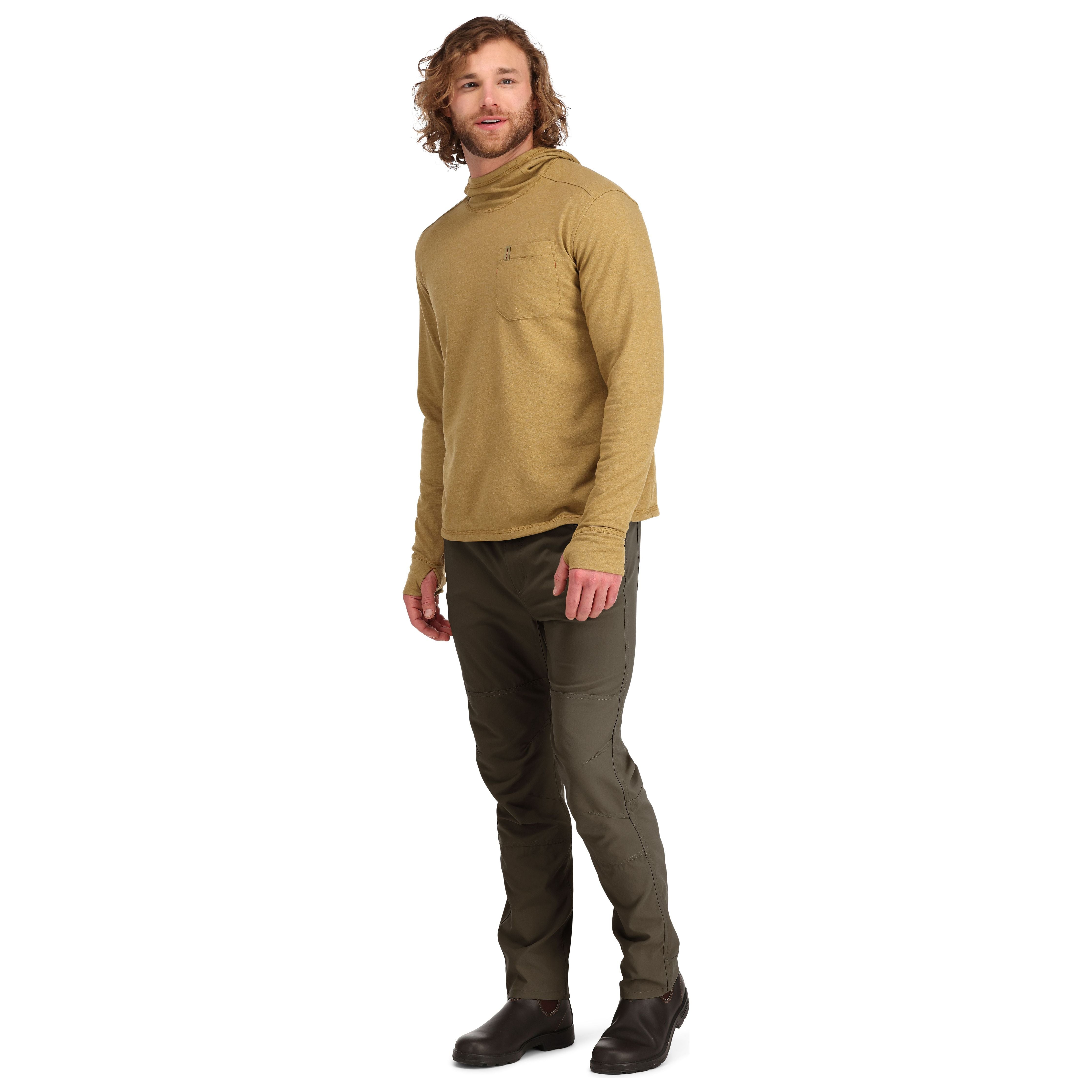 Simms Henry's Fork Hoody Camel Heather Image 02