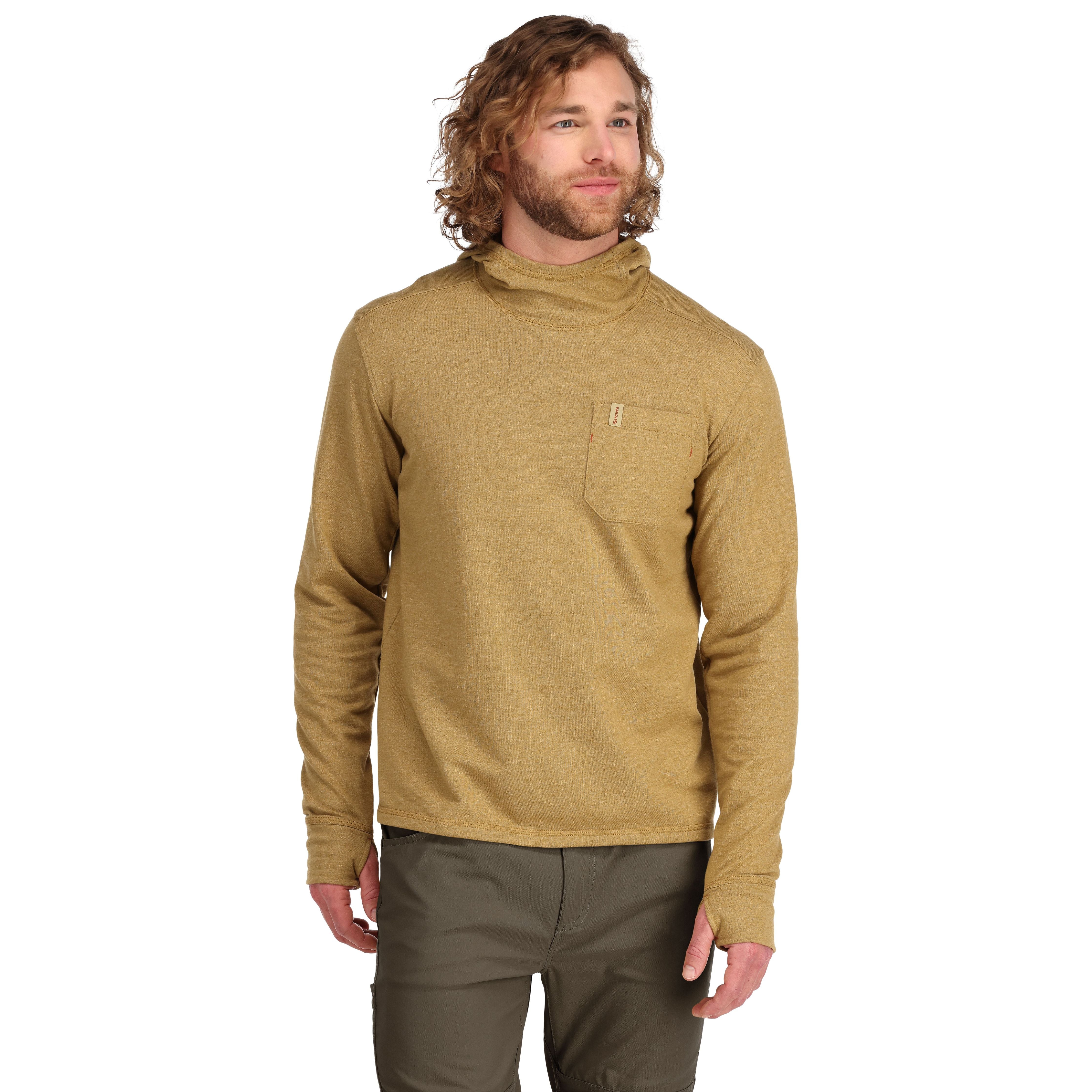 Simms Henry's Fork Hoody Camel Heather Image 03