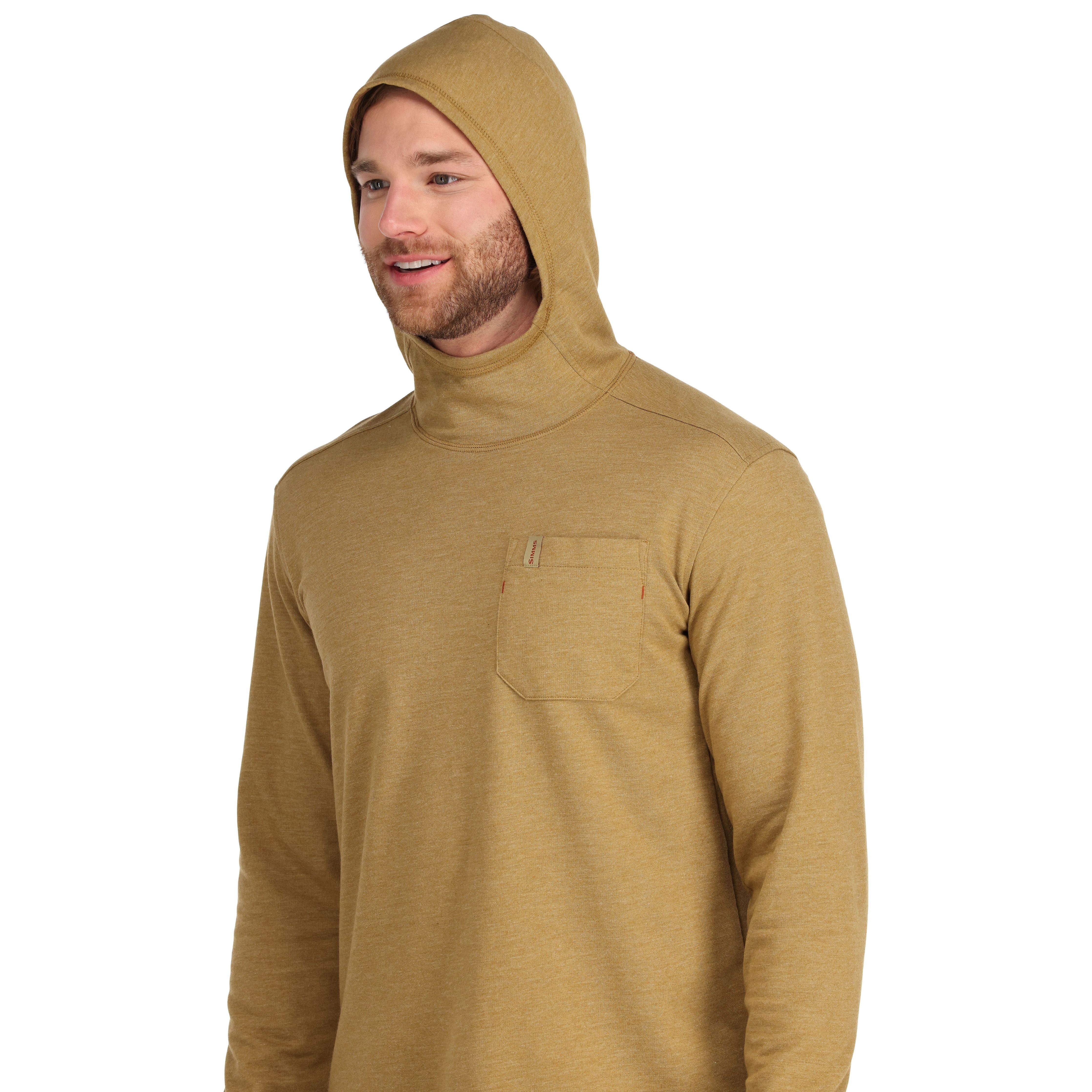 Simms Henry's Fork Hoody Camel Heather Image 05
