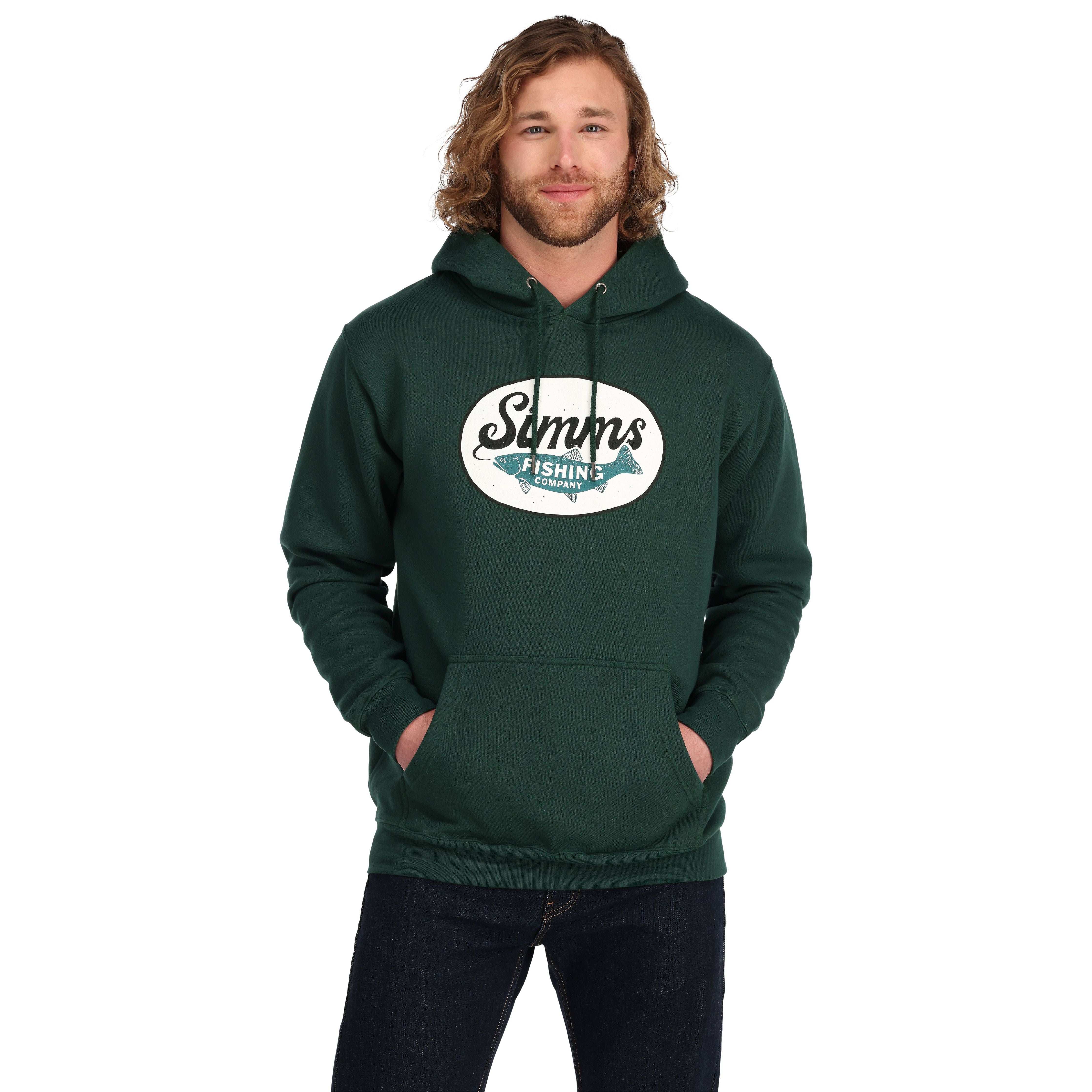 Simms Trout Wander Hoody Forest Image 02