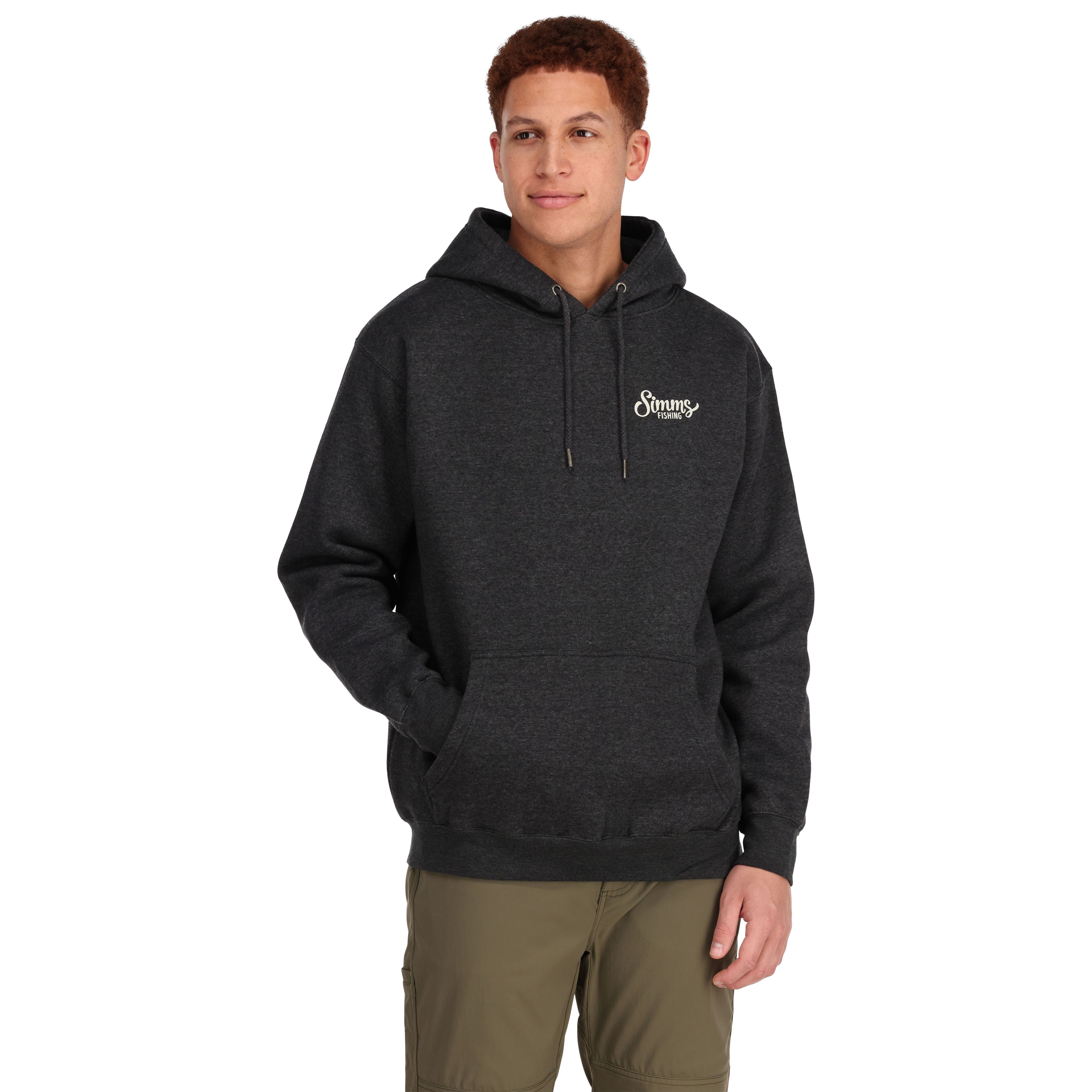 Simms Two Tone Hoody Charcoal Heather Image 03