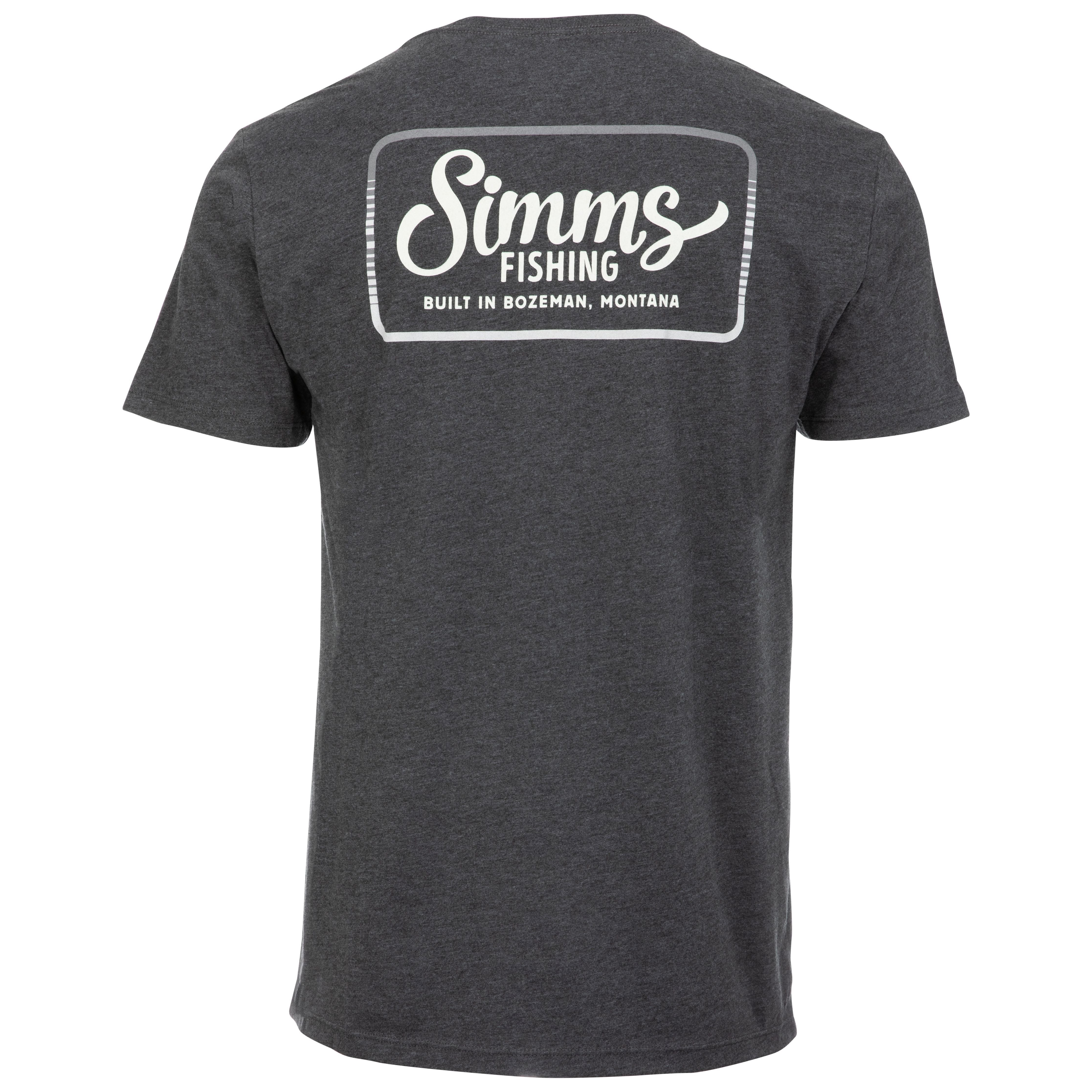 Simms Two Tone SS Pocket Tee Charcoal Heather Image 01