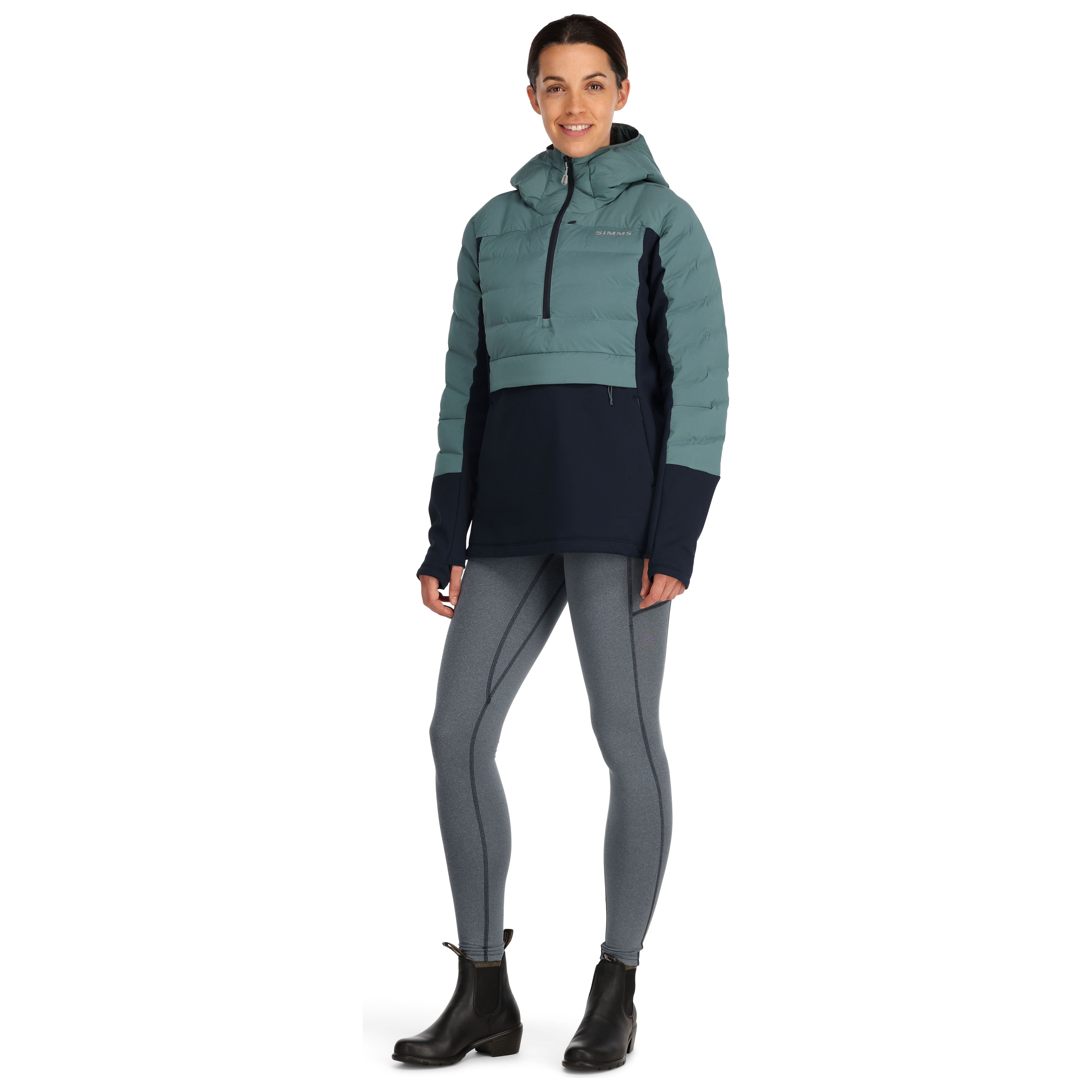 Simms Women's ExStream Pull-Over Hoody Avalon Teal Image 03