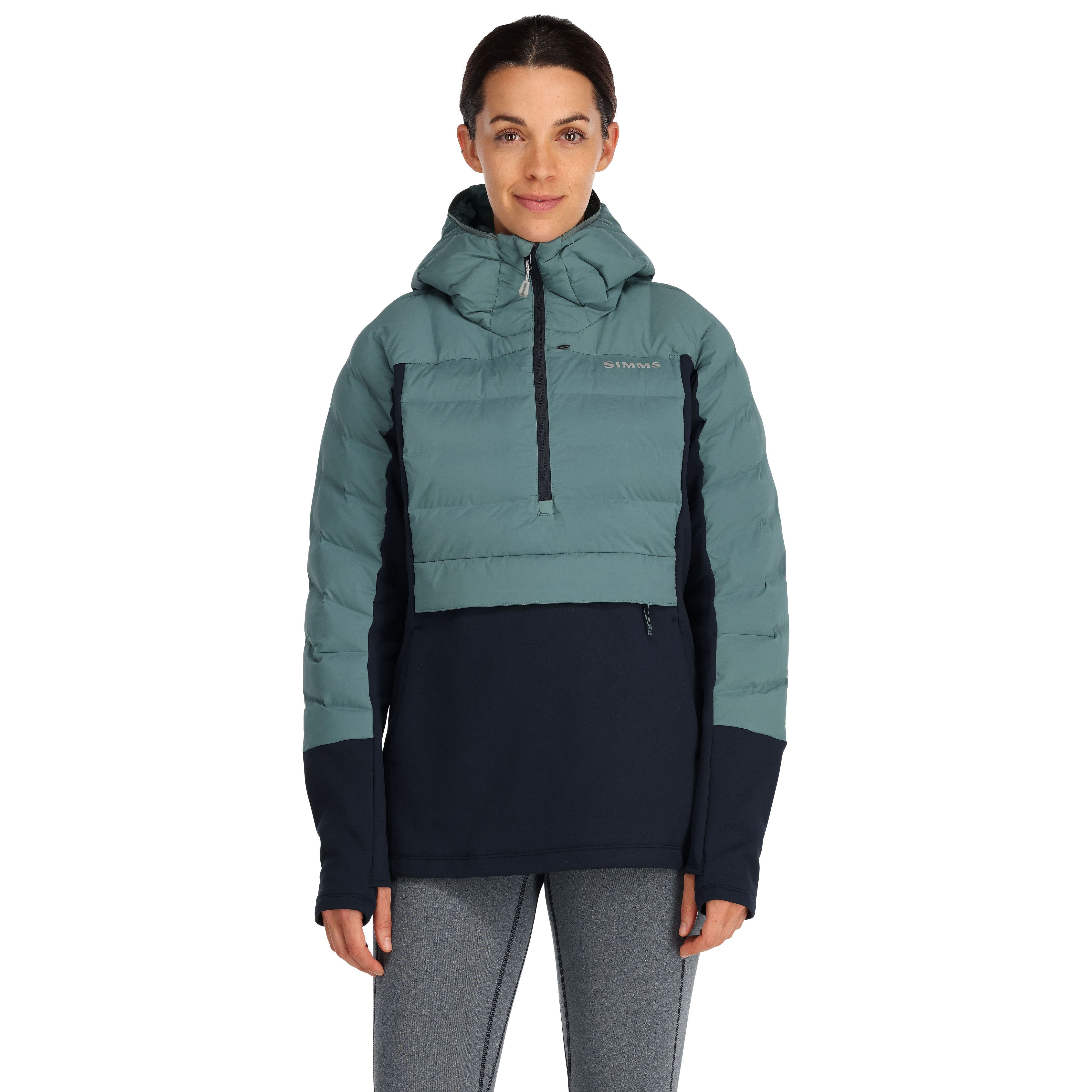 Simms Women's ExStream Pull-Over Hoody Avalon Teal Image 04