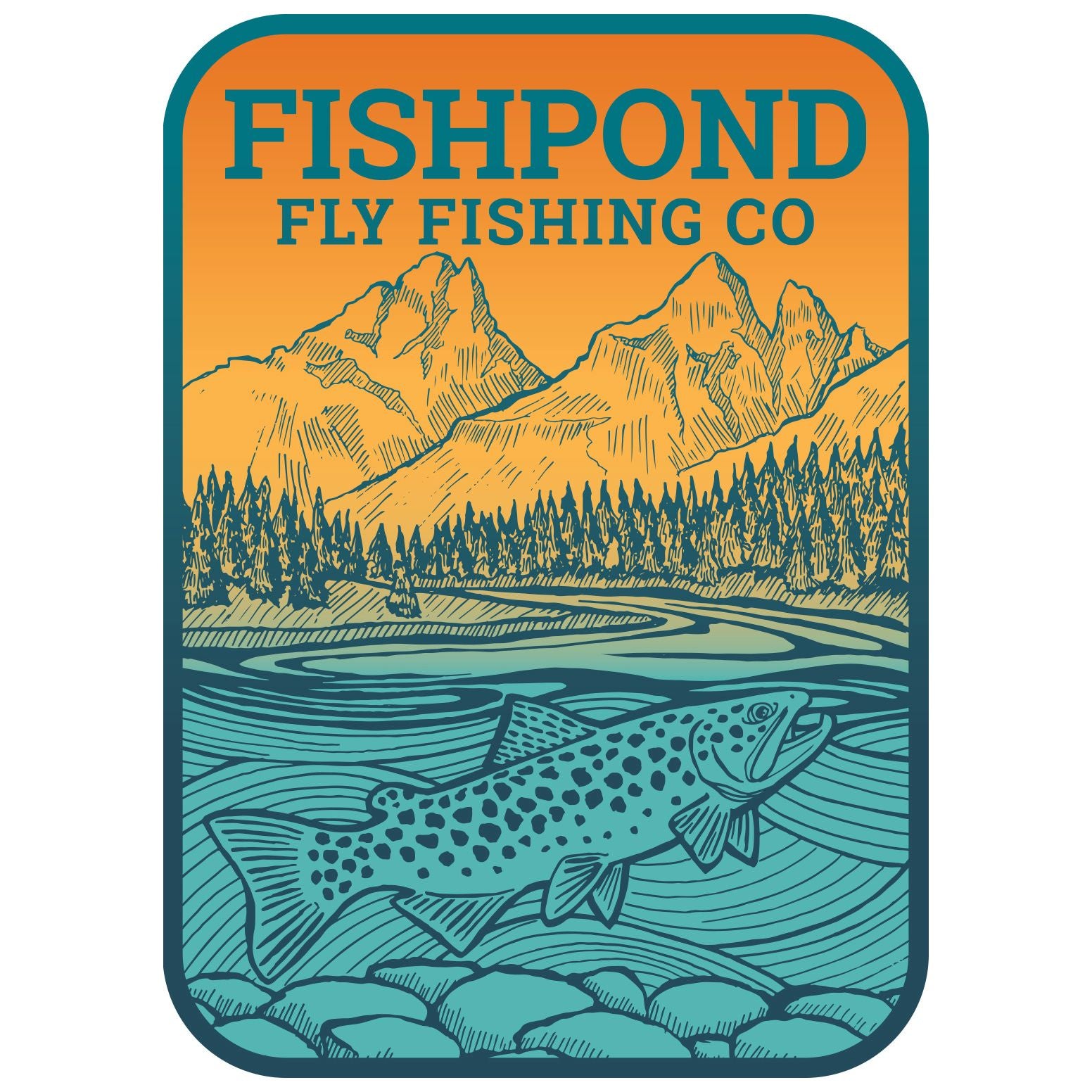 Fishpond Solitude Sticker Image 01