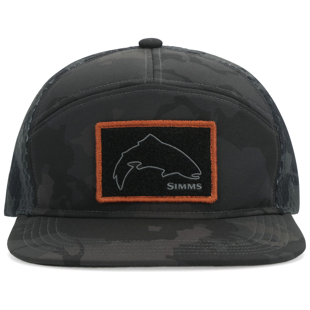 Trucker Cap Simms Brown Trout 7-Panel Olive